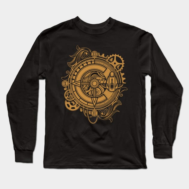 Chrono Trigger Clock Epoch Long Sleeve T-Shirt by shoden